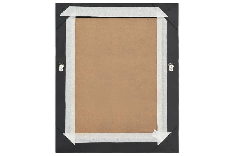 Veggspeil barokkstil 50x60 cm svart - Innredning - Speil - Veggspeil