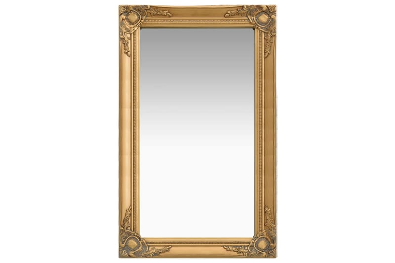 Veggspeil barokkstil 50x80 cm gull - Innredning - Speil - Veggspeil