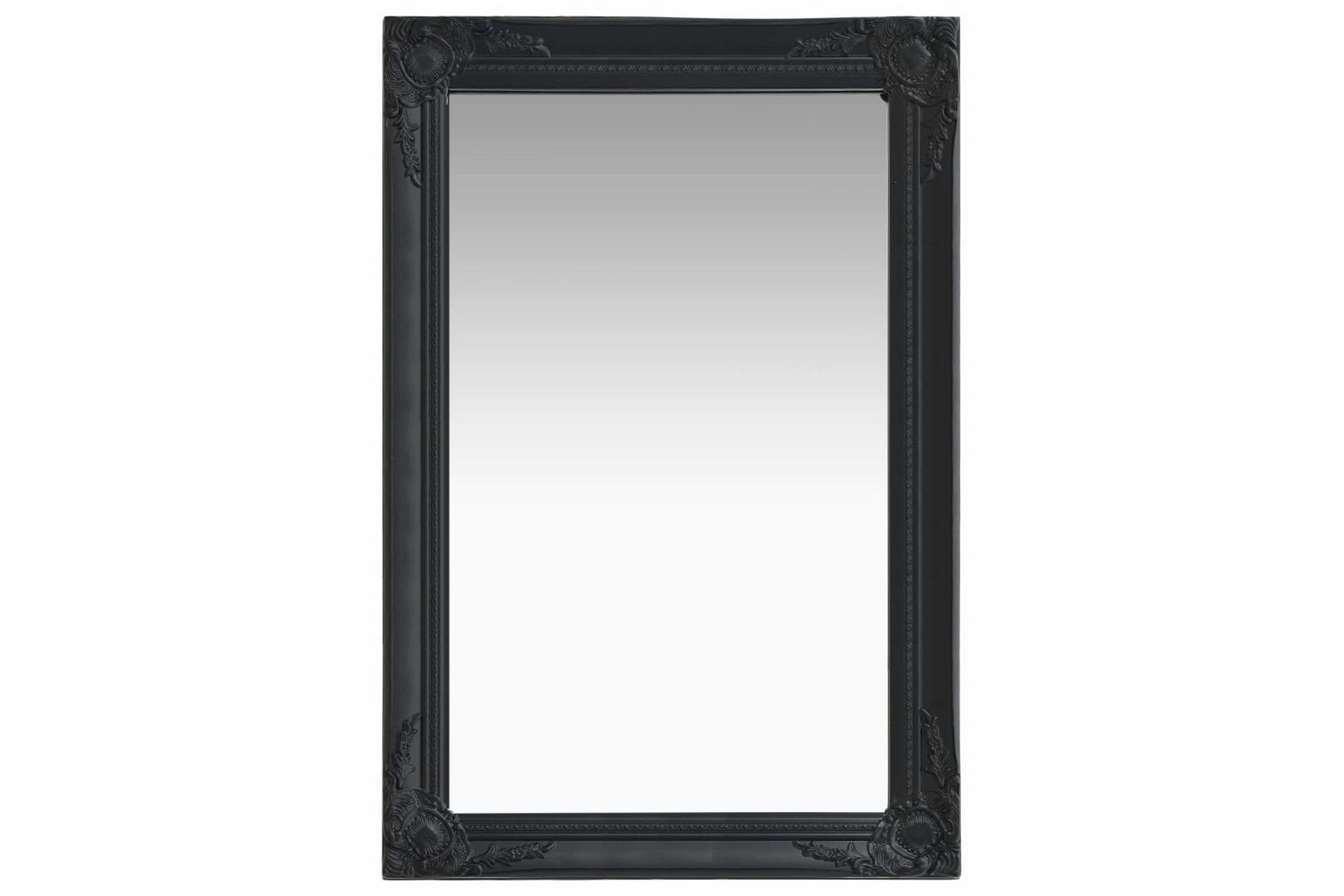 Veggspeil barokkstil 60x40 cm svart - Innredning - Speil - Veggspeil
