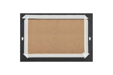 Veggspeil barokkstil 60x40 cm svart - Innredning - Speil - Veggspeil
