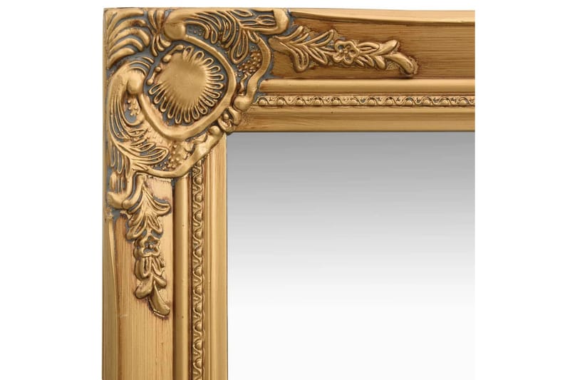 Veggspeil barokkstil 60x60 cm gull - Veggspeil - Gangspeil