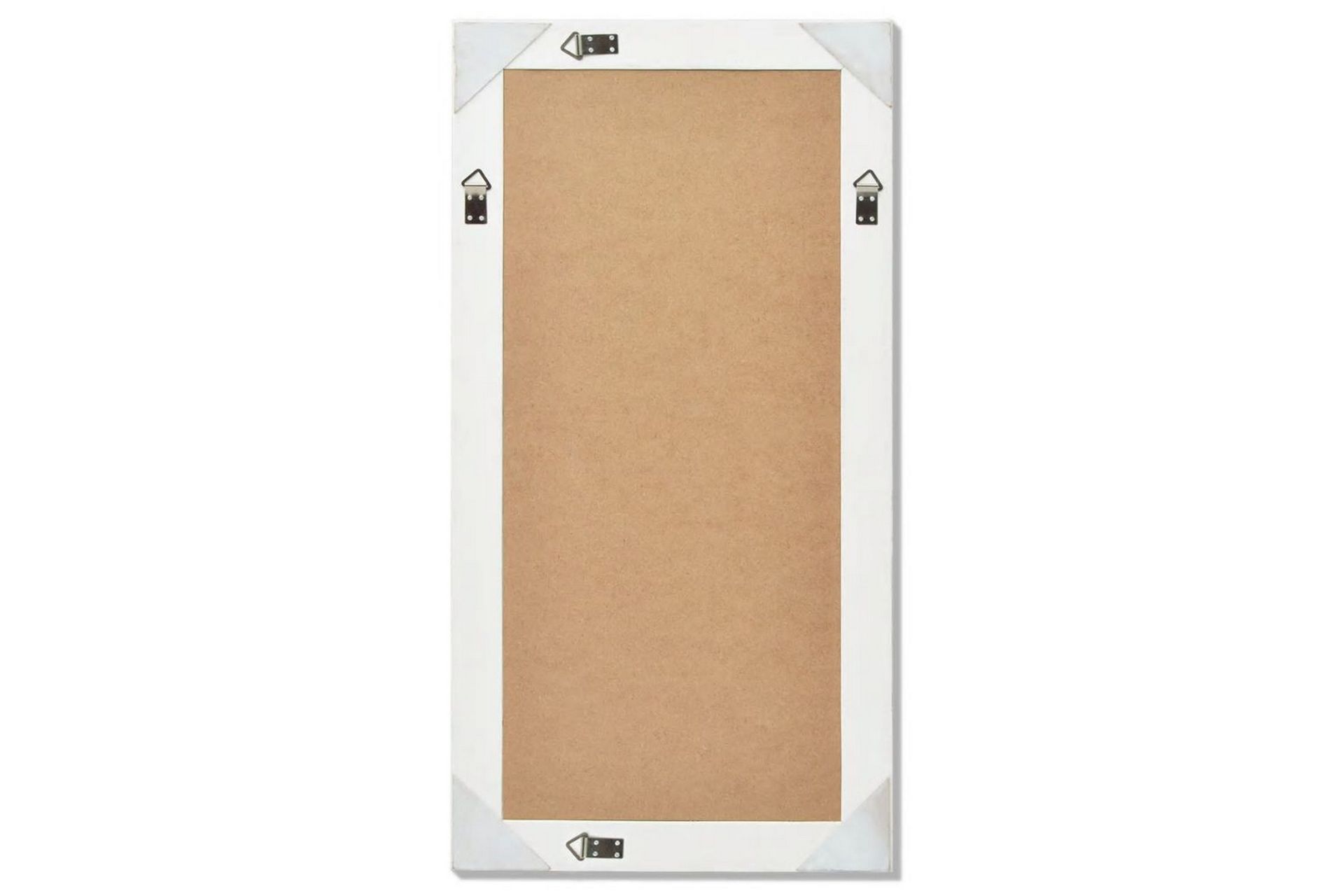 Veggspeil Barokstil 100x50 cm Hvit - Innredning - Speil - Veggspeil