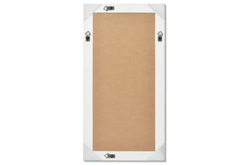 Veggspeil Barokstil 100x50 cm Hvit - Innredning - Speil - Veggspeil