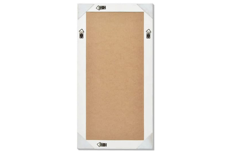 Veggspeil Barokstil 100x50 cm Hvit - Innredning - Speil - Veggspeil