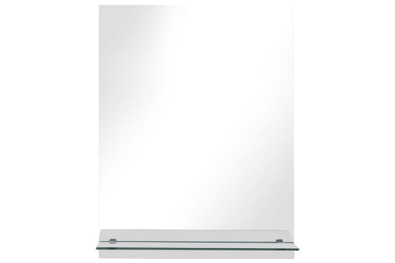 Veggspeil med hylle 20x40 cm herdet glass - Innredning - Speil - Veggspeil