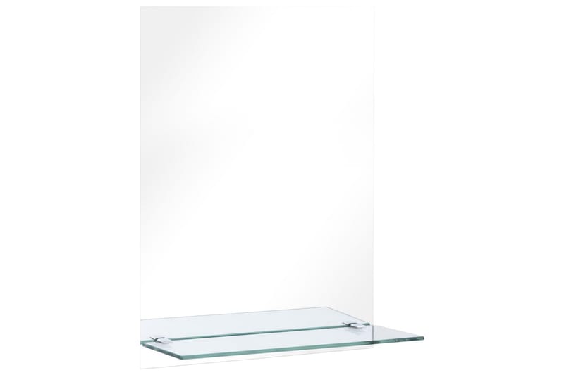 Veggspeil med hylle 30x50 cm herdet glass - Innredning - Speil - Veggspeil