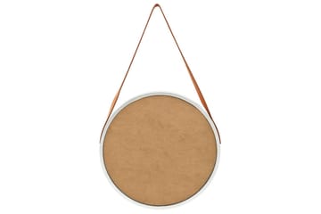 Veggspeil med stropp 50 cm sølv - Innredning - Speil - Veggspeil