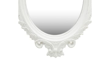 Veggspeil slott-stil 56x76 cm hvit - Innredning - Speil - Veggspeil