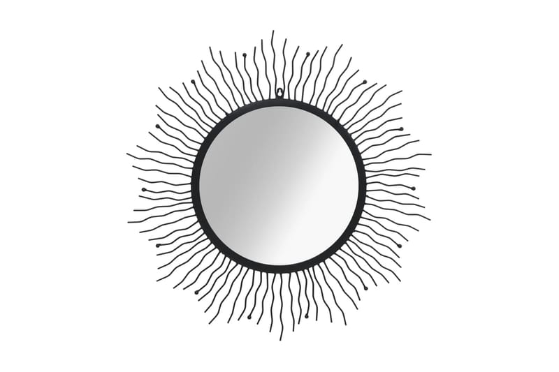 Veggspeil solstråle 80 cm svart - Veggspeil - Gangspeil