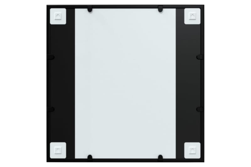 Veggspeil svart 60x60 cm metall - Svart - Innredning - Speil - Veggspeil