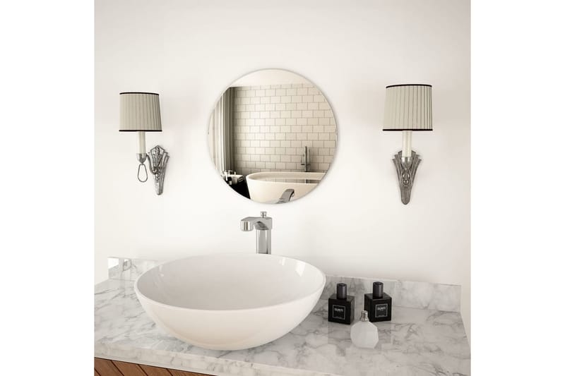 Veggspeilsett 40 cm rundt glass - Innredning - Speil - Veggspeil