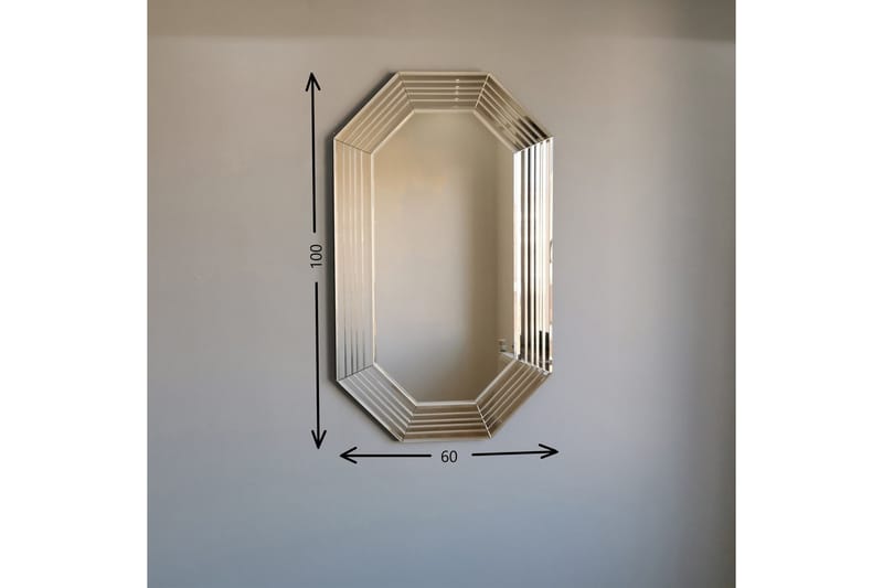 Windford Dekorasjonsspeil 100 cm - Bronse - Innredning - Speil - Veggspeil