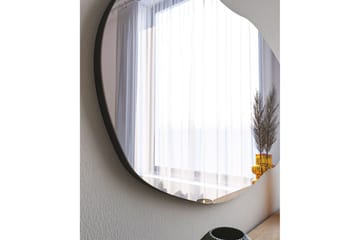 Zeo Speil 52 cm Rektangulær - Svart - Innredning - Speil - Veggspeil