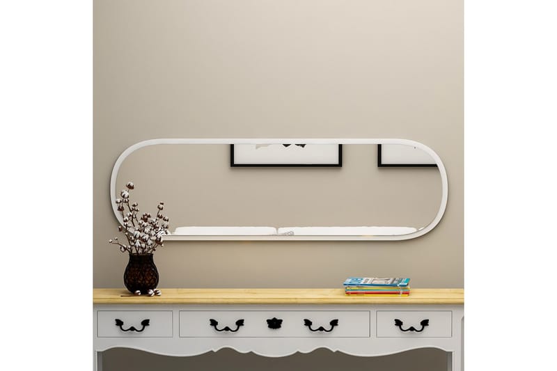 Zeos Speil 40 cm Rektangulær - Hvit - Innredning - Speil - Veggspeil