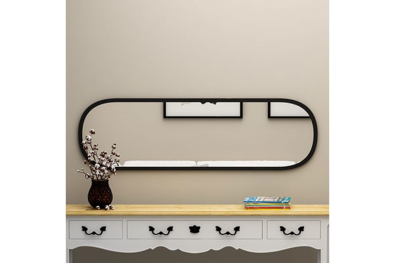 Zeos Speil 40 cm Rektangulær - Svart - Innredning - Speil - Veggspeil