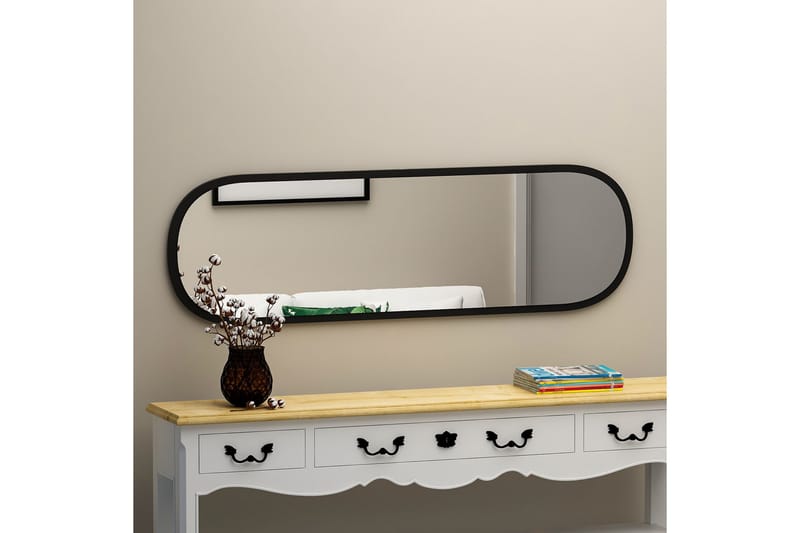 Zeos Speil 40 cm Rektangulær - Svart - Innredning - Speil - Veggspeil