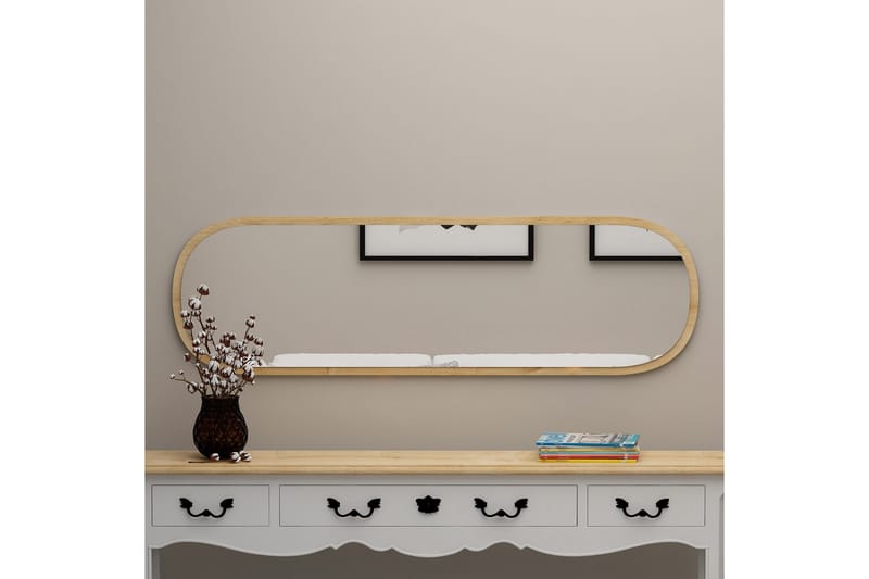 Zeos Speil 40 cm Rektangulær - Tre/Natur - Innredning - Speil - Veggspeil