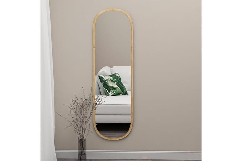 Zeos Speil 40 cm Rektangulær - Tre/Natur - Innredning - Speil - Veggspeil