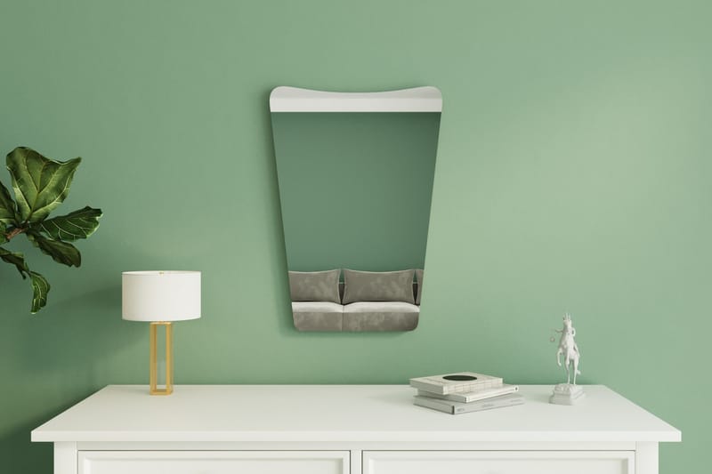 Veliza Veggspeil Rektangulær 50 cm - Beige - Innredning - Speil - Veggspeil