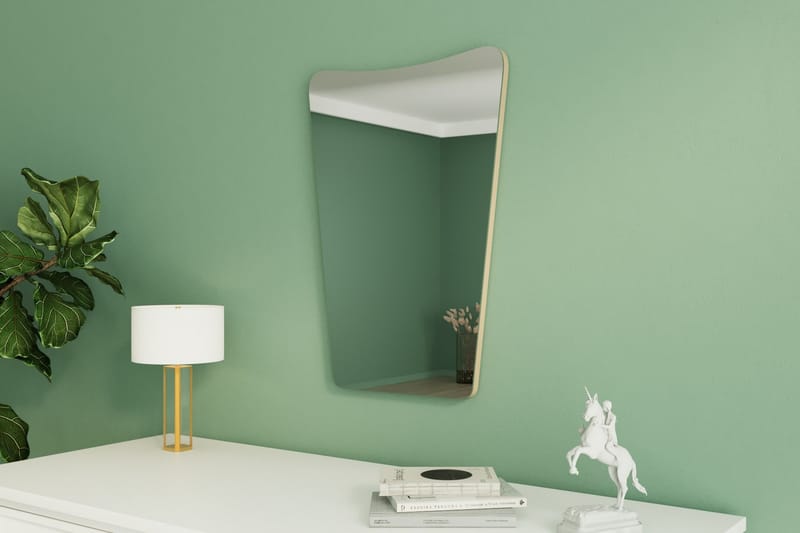 Veliza Veggspeil Rektangulær 50 cm - Beige - Innredning - Speil - Veggspeil