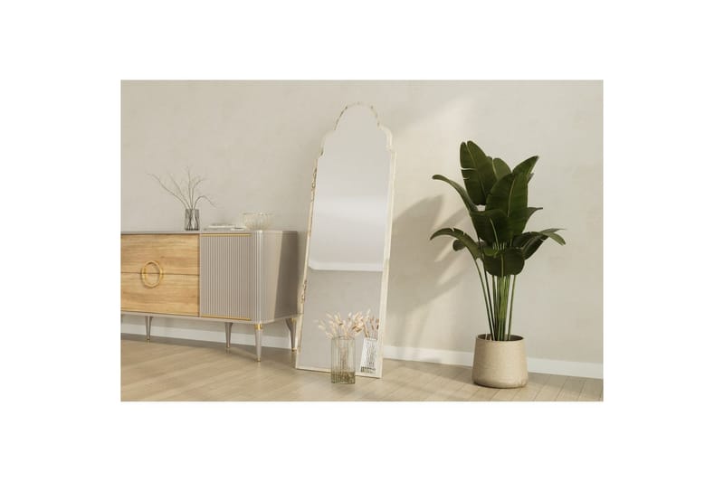 Vetra Gulvspeil 50x160 cm - Hvit - Innredning - Speil - Helkroppsspeil