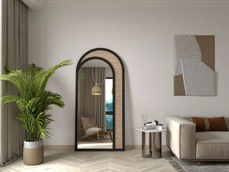 Voran Gulvspeil 80x170 cm - Svart - Innredning - Speil - Helkroppsspeil