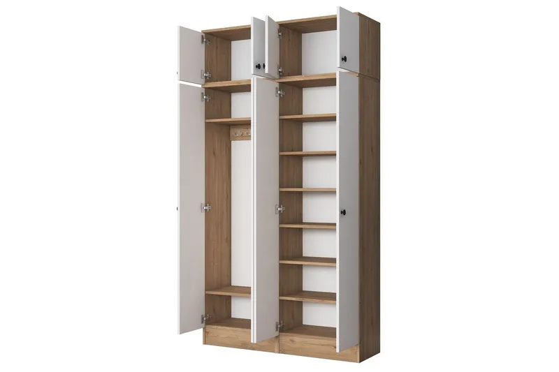 Thaven Smiingdetalj - Valnøtt/Hvit - Møbler - Gangmøbler - Møbelsett til gang & entre