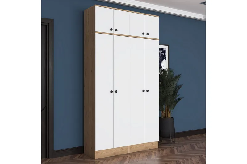 Thaven Smiingdetalj - Valnøtt/Hvit - Møbler - Gangmøbler - Møbelsett til gang & entre