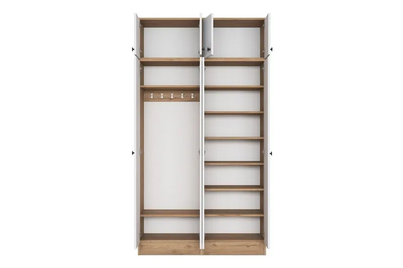 Thaven Smiingdetalj - Valnøtt/Hvit - Møbler - Gangmøbler - Møbelsett til gang & entre