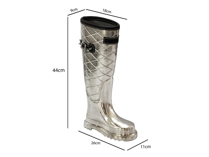 Tolven paraplystativ i aluminium 44 cm - sølv - Innredning - Dekorasjon