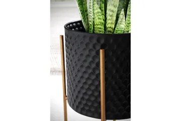 Vase Wohnling Sett av 2 Aluminium Blomster Plantepotte 3D Sirkel Overflate Moderne - Innredning - Krukker