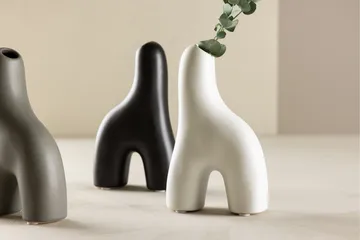 Aya Vase 9,4 cm - Hvit - Innredning - Vaser