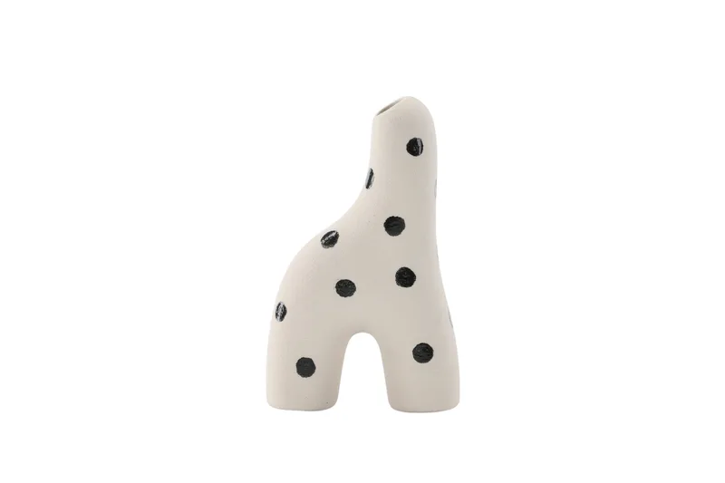 Aya Vase 9,4x9,4 cm, Hvit