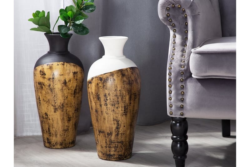 Bona Vase 44 cm - Hvit - Innredning - Vaser
