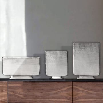 Corova Vase 33 cm Sett med 3 - Sølvfarget - Innredning - Vaser