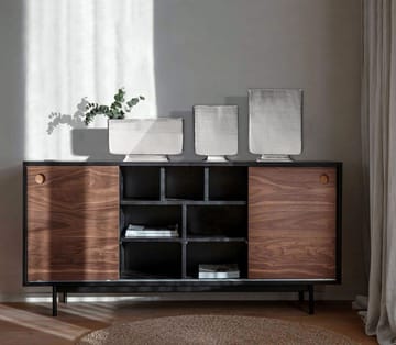 Corova Vase 33 cm Sett med 3 - Sølvfarget - Innredning - Vaser