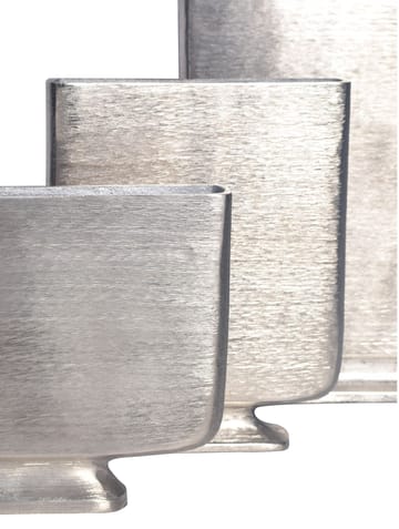 Corova Vase 33 cm Sett med 3 - Sølvfarget - Innredning - Vaser