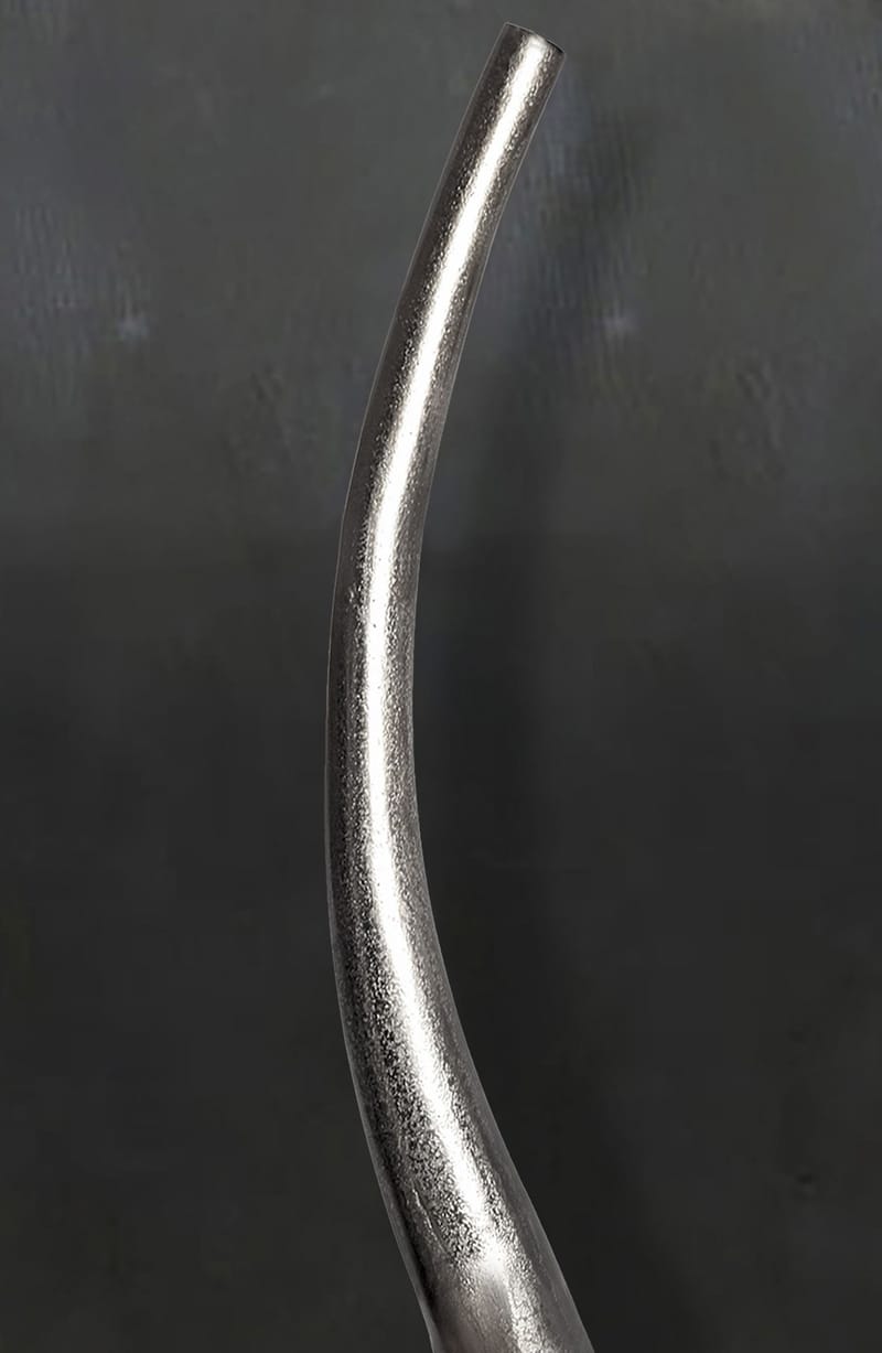 Dalara Vase 100 cm - Sølvfarget - Innredning - Vaser