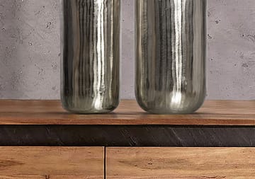 Dalaro Vase 40 cm Sett med 2 - Sølvfarget - Innredning - Vaser - Sylindervase