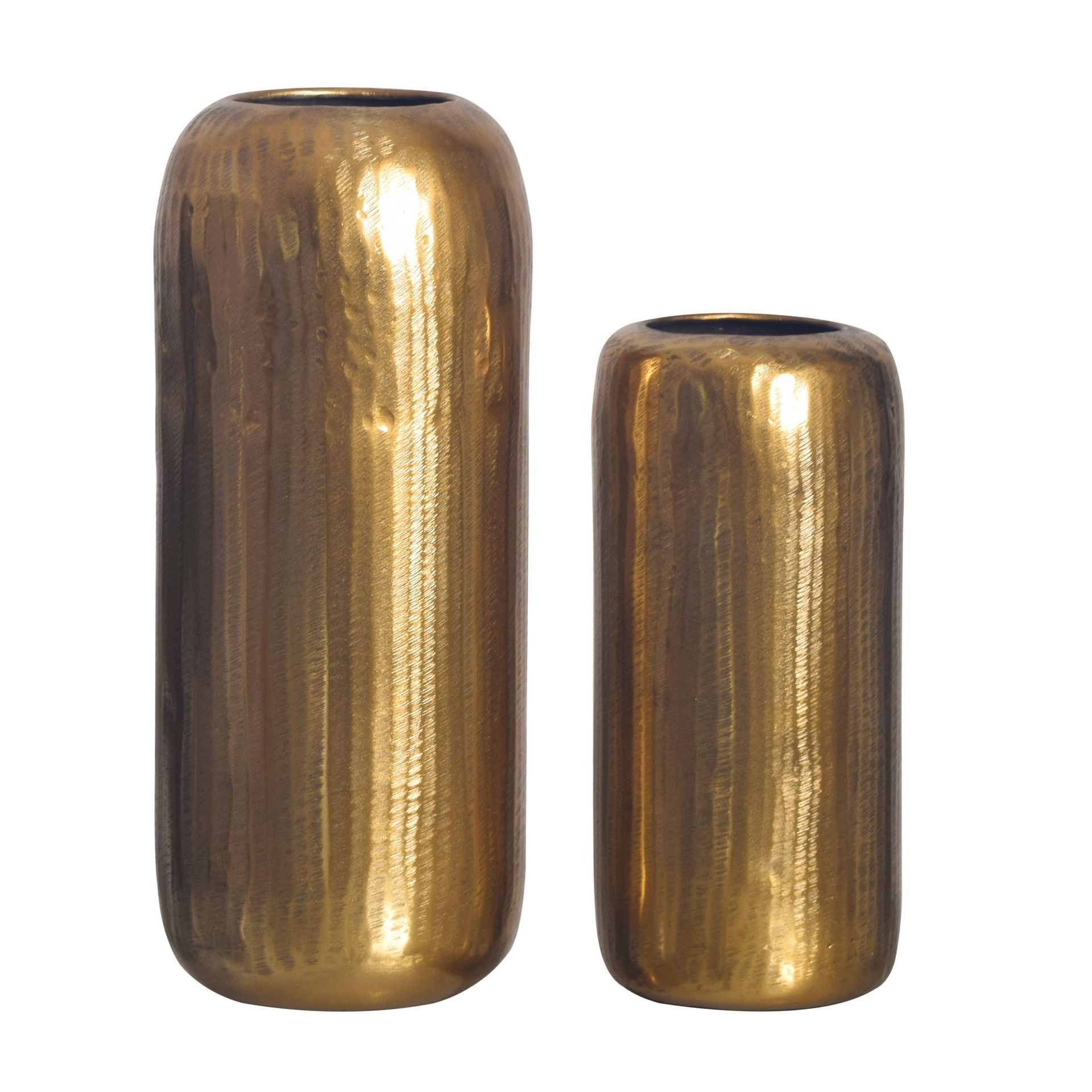 Dalaro Vase 40 cm Sett med 2 - Svart bronse