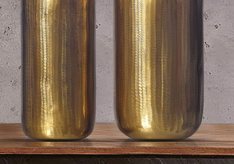 Dalaro Vase 40 cm Sett med 2 - Svart bronse - Innredning - Vaser - Sylindervase