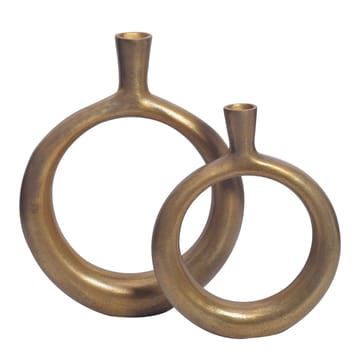 Dalena Vase 45 cm Sett med 2 - Antikk gull - Innredning - Vaser