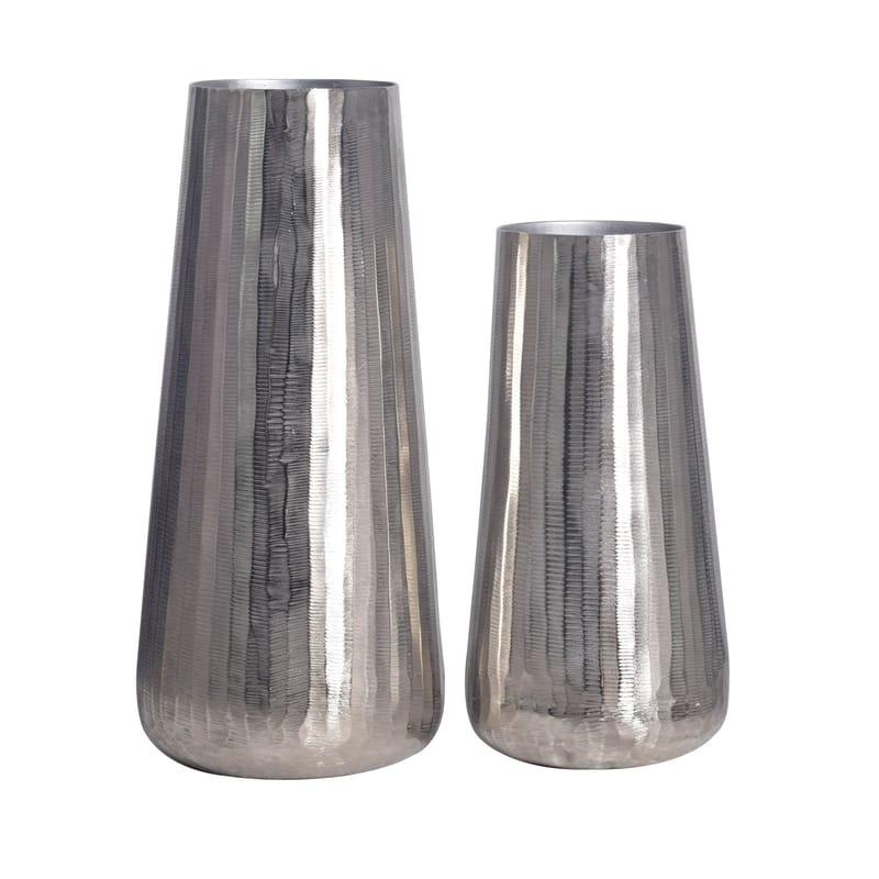 Daleri Vase 45 cm sett med 2 - Sølvfarget - Innredning - Vaser - Sylindervase