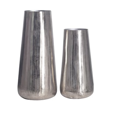 Daleri Vase 45 cm sett med 2 - Sølvfarget - Innredning - Vaser - Sylindervase