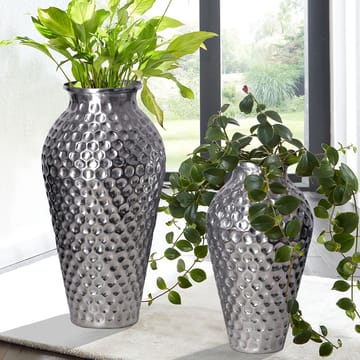 Dalilo Vase 51 cm Sett med 2 - Sølvfarget - Innredning - Vaser