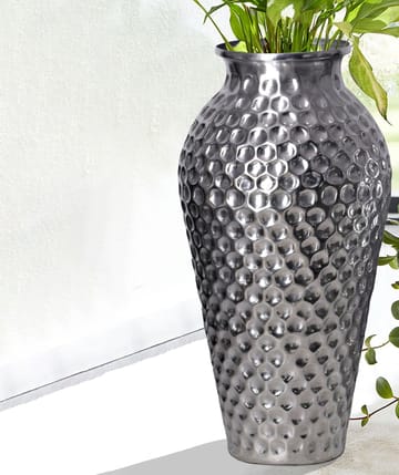 Dalilo Vase 51 cm Sett med 2 - Sølvfarget - Innredning - Vaser