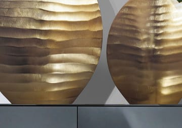 Dalira Vase 31 cm sett med 2 - Gullfarget - Innredning - Vaser