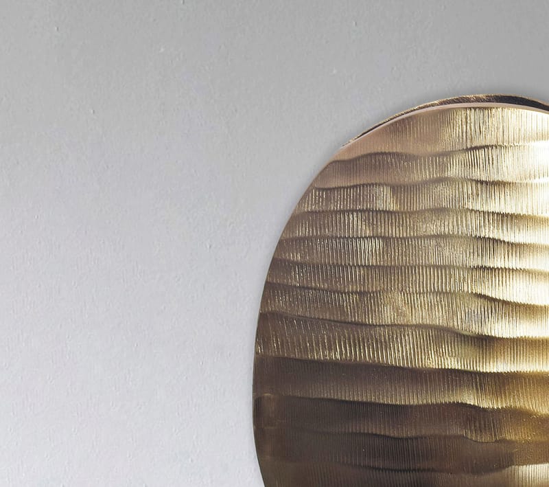 Dalira Vase 31 cm sett med 2 - Gullfarget - Innredning - Vaser