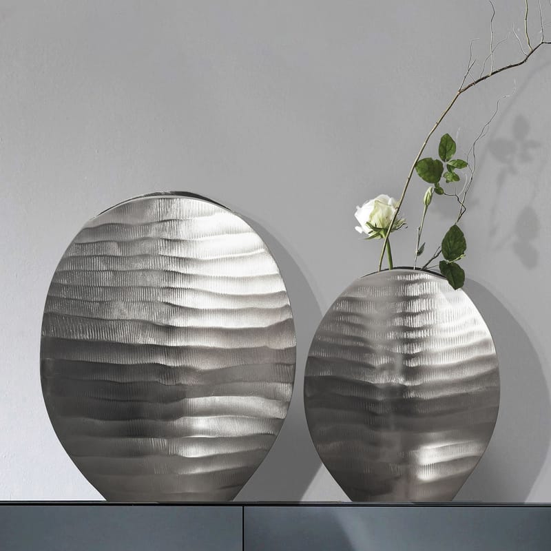 Dalira Vase 31 cm sett med 2 - Sølvfarget - Innredning - Vaser