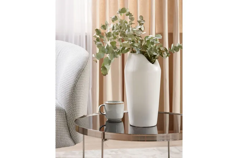 Dekorationsvas Beliani Apamea White - Innredning - Vaser